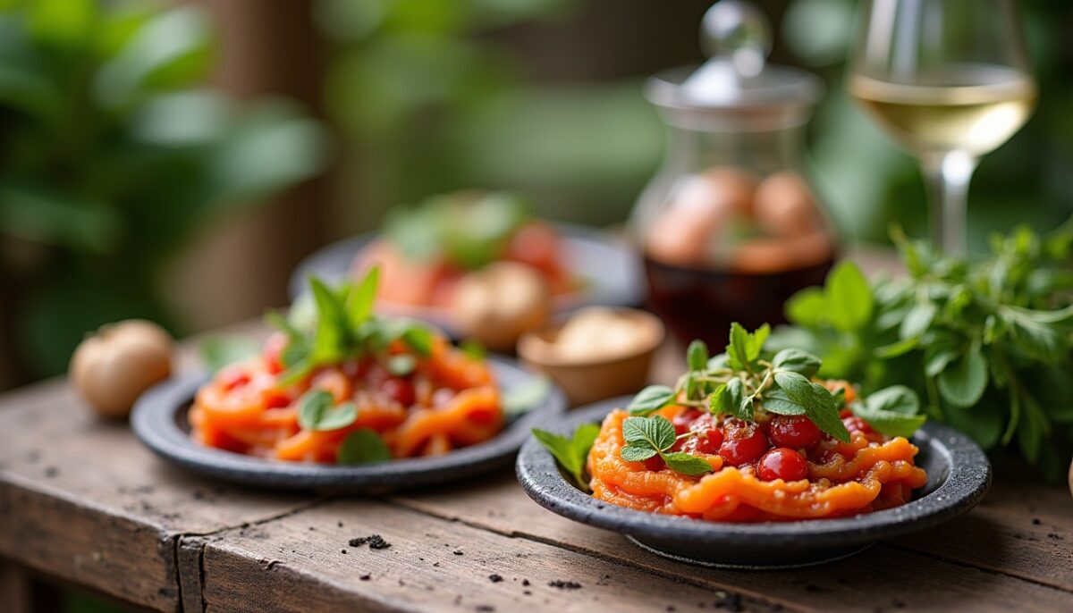 Le luxe culinaire parisien alliant élégance italienne et innovations écoresponsables