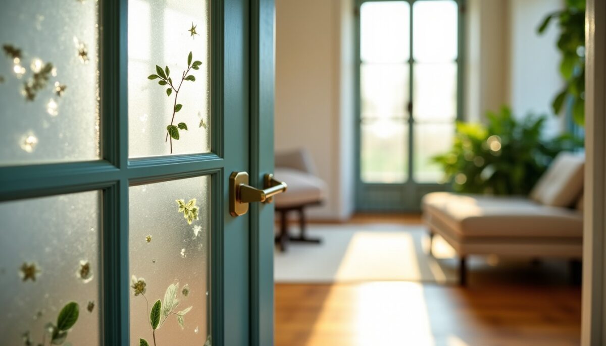 Astuces pour métamorphoser l'apparence de votre porte vitrée à petits carreaux dans votre intérieur